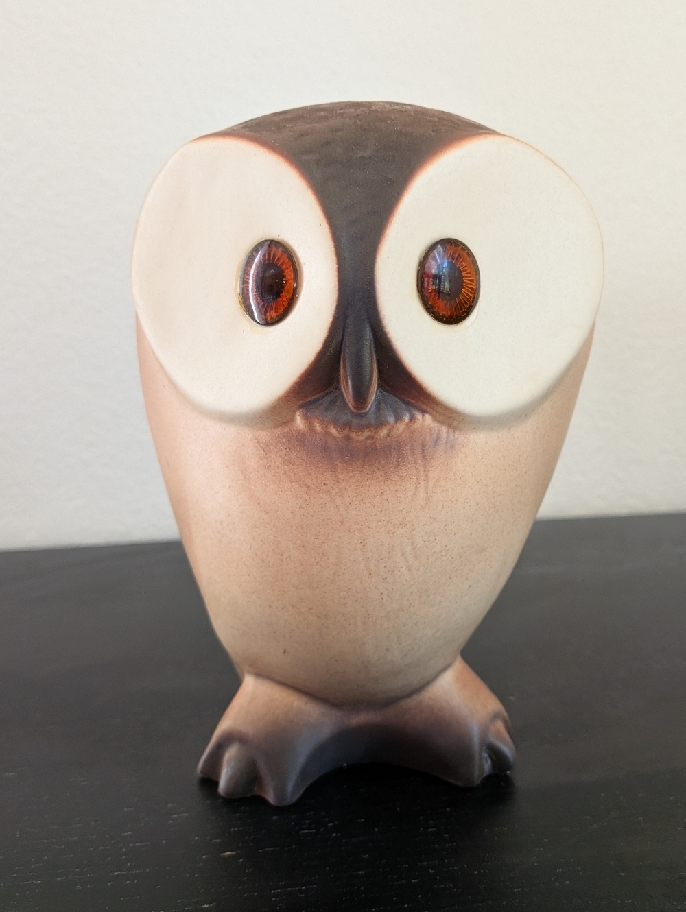 Vintage MCM Hagen-Renaker Large Ceramic Owl Figurine Mid-Century Modern 7" Tall
